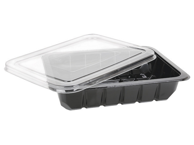 Black Salad Container by DCP.  DCP
